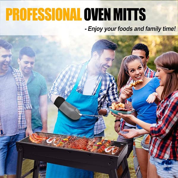 6 Professionelle Ovnvanter Mini Silikone Nypgreb Grydelapper K