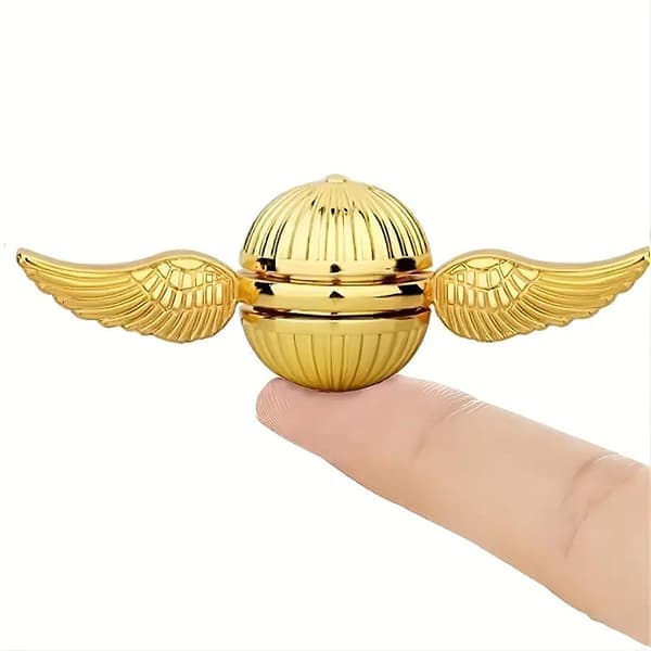 Harry Potter Fidget Spinner - Magisk Kugle til Angstdæmpning og Sensorisk Stressreduktion - Vælg Farve Guld Guld Gold
