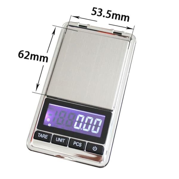 Electronic Scale High Precision Portable Pocket Scale Accuracy 0.01g (200g/0.01g)