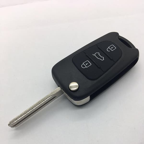 DB 3-knapps vikbart bilnyckelskal kompatibelt med HYUNDAI Kia