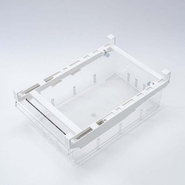 Refrigerator Storage Box, Pull-Out Refrigerator Drawer, 1 Compartment Refrigerator Divider Clear Storage Box