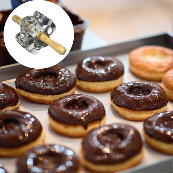 6-hullers Donutform Donutforme Nonstick Donutform Kageform Round