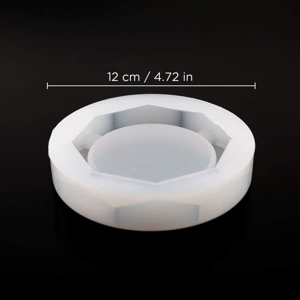 2 stk. askebægerforme i resin, epoxyharpiks med
