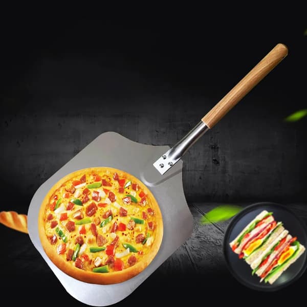 Pizzaspade pizzaspade med stor overflate og avtakbart trehåndtak pizzaspade 66cm
