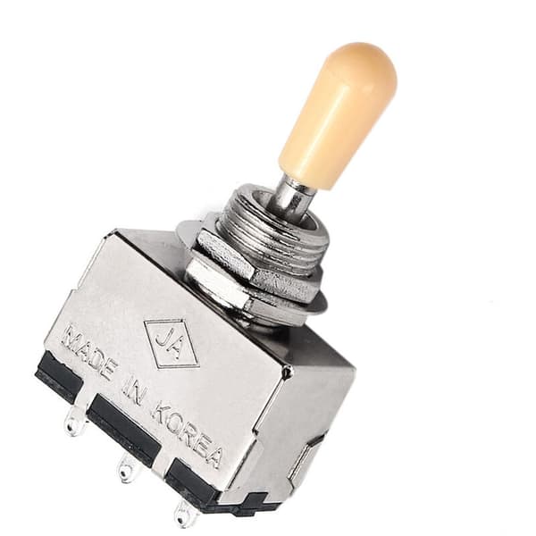 Spakbryter, Pickup-velger, 3-posisjons, Beige, Spiss