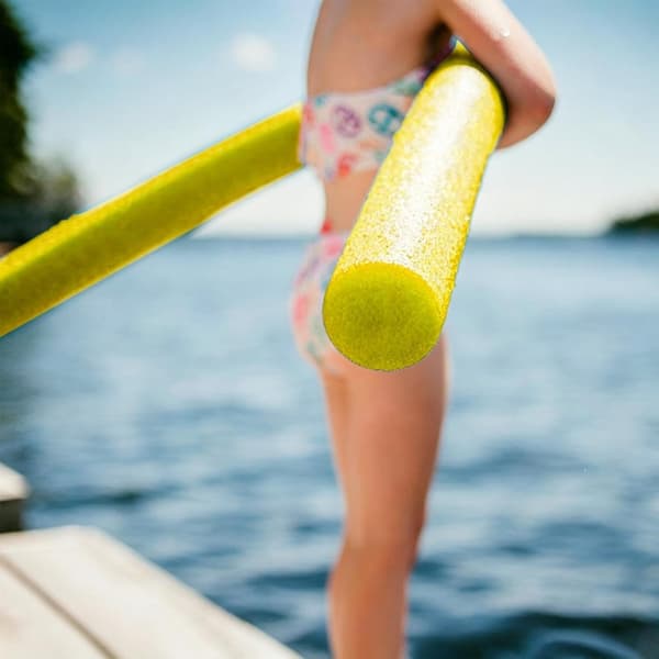 Skumnudler til pool, flydende legetøj til svømning og pool orange Sólido orange Sólido