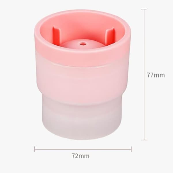 4 pcs (Pink) Ice Ball Molds Spherical Ice Ball Molds Round Ice