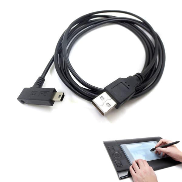 USB Power Cable for Wacom Digital Drawing Tablet Charging Cable for Intuos5 PTK450 PTK650 PTK850 Intuos4 PTK440 PTK640