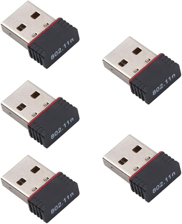 5 STK Mini USB RTL8188CUS RTL8188 Eksternt kort -