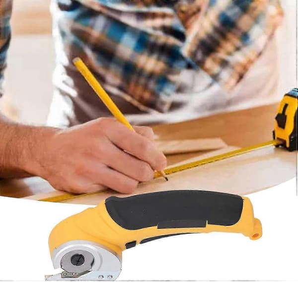 Elektrisk saks trådløs kutter, Mini elektrisk roterende kutter for stoff og tøy
