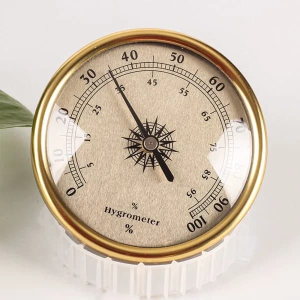 Väggmonterad Termometer Hygrometer Barometer Inomhus Hushållstermometer för Hem Vägg Rum Inkubator för Tank Silver - 2