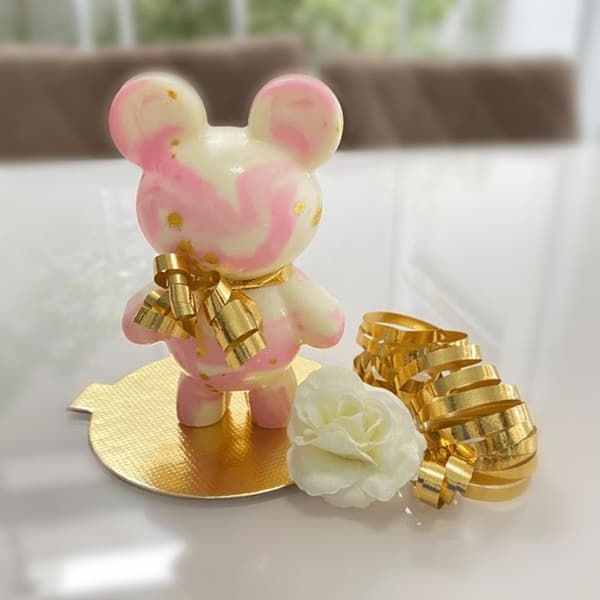 Pralineform Bamse Chokoladeform - BWB 9984 - Special 3-delt form Transparent transparent