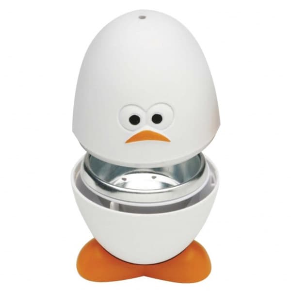 Microwave Egg Cooker 2nd Sort White Svart, Orange, Vit white
