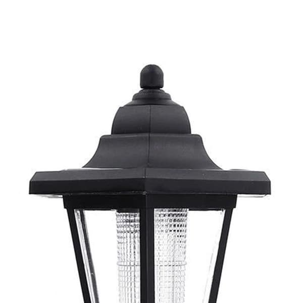 Dual Head Hexagonal Solar Garden Light Automatic Lighting Lawn Lamp for Backyard Parks Dual dual