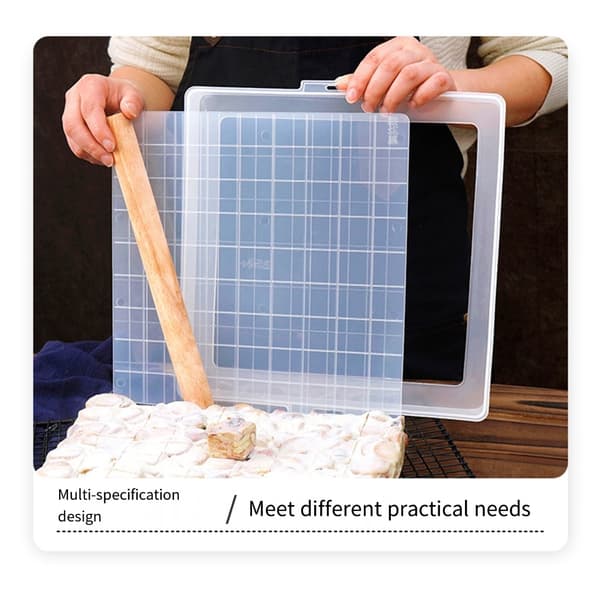 Nougat Baking Tray Confectionery Tool Rectangular Cake Molds Plastic Nougat Mold