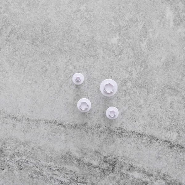 Kuusikulmio-muotit 4 kpl | Plunger