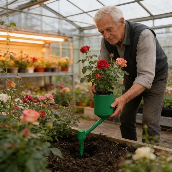 generisk roterende beholder for blomster, gjenbrukbar -