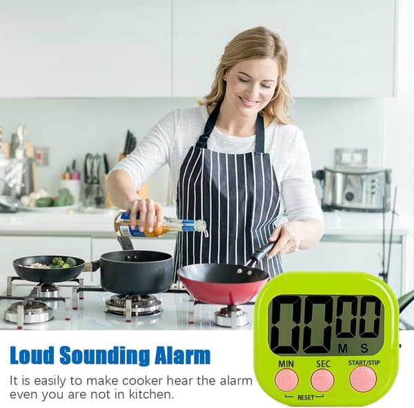 Digitalt Kjøkkentimer med Magnetisk Bakplate, Timer for Baking
