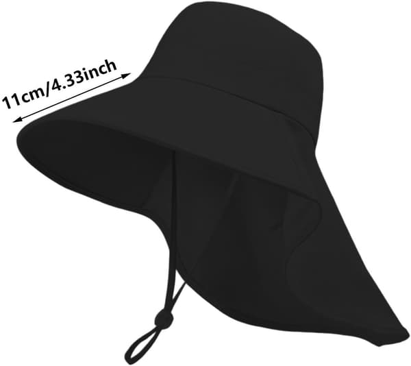 Solhattar för kvinnor med bred brätte, vattentäta UV-skydd i -