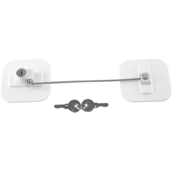 Refrigerator Lock, Fridge Lock, Freezer Lock with Key for Child Safety, Lock for Locking Refrigerators and Cabinets-1Pack