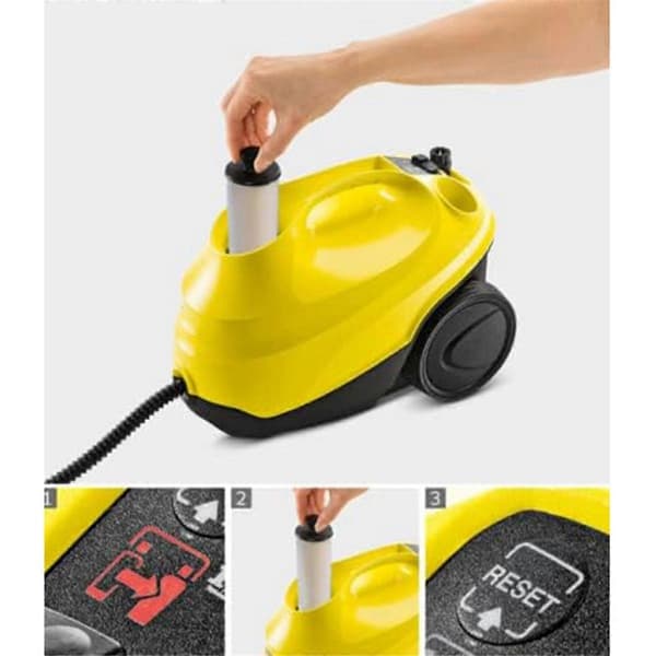 5 stk. damprenser afkalkningspatron og moppeklud sæt til Karcher SC2 SC3 serien damprenser