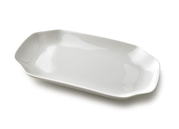 Porselen serveringsfat BASIC 26 x 15 x 3 cm 1 stk