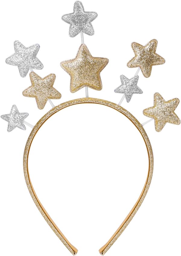 Glitter Stjerne Hårbånd Jul Hårbånd Prinsesse Hårbånd Gl DXGHC