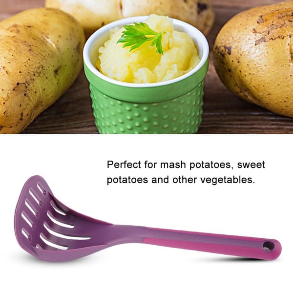 Potato Masher and Vegetable Ricer in PP Plastic with Non-Slip Handle, Kitchen Utensil