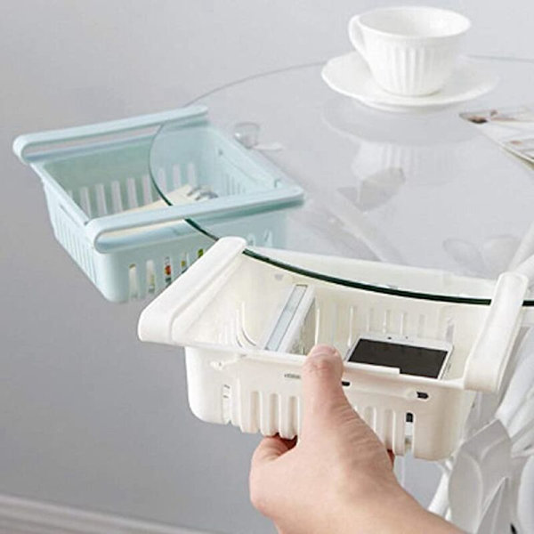 6-piece Refrigerator Storage Box, Refrigerator Shelf Storage Box, Pull-out Drawers, Fresh Spacer Layer