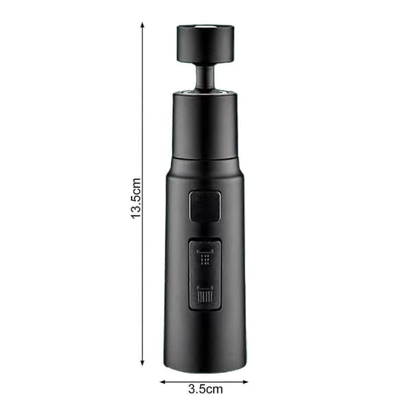 Kitchen Faucet Extender Aerator Splash-proof Spout 3 Function Kitchen Faucet Spray Head Attachment 360 Degree Swivel Faucet Extender Faucet Attachment Silver Silver