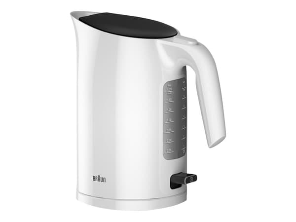 Braun PurEase Vannkoker 1.7liter 2.2kW hvit Vit 2200