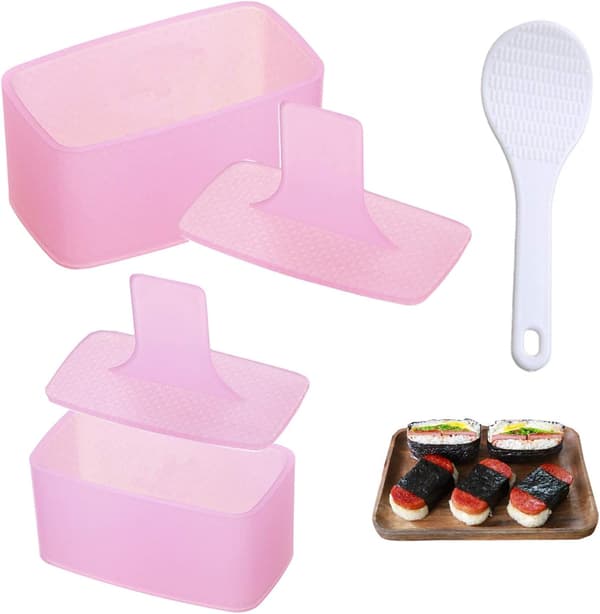 Sushi Maker Press, 2-pakke risbolleform rektangel tusen lag sushiform
