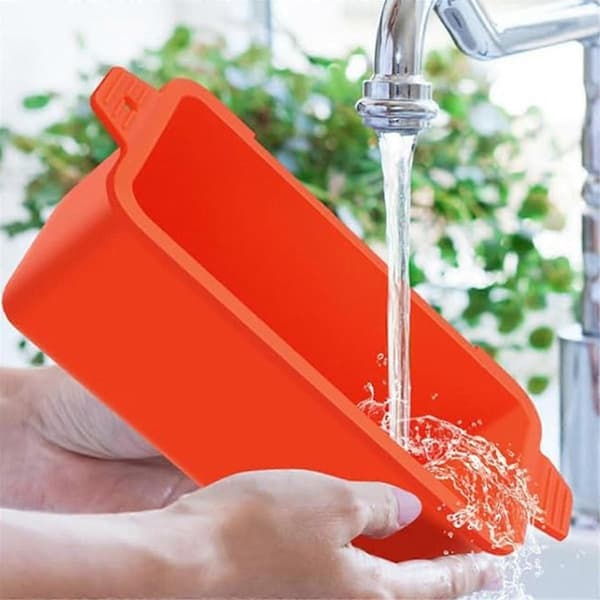 Orange Silicone Grease Cup Liners, Reusable Grease Collection Cup Liners BBQ Grease Pan, Drip Tray