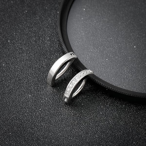 3-12 stk. 14G navlepiercinger til kvinder CZ Opal navlepiercinger smykker barbells rustfrit stål kropspiercing sølv clicker 2 stk. -