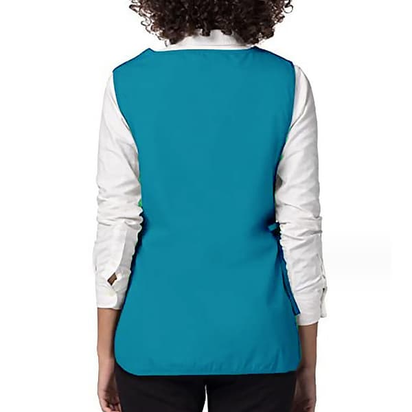 2-paknings vest arbeidsvestforkle - mørkegrønn