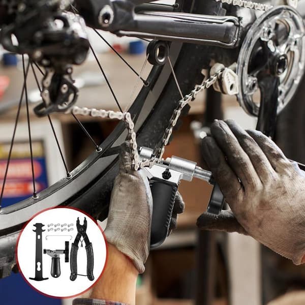 12-in-1 Universal Bicycle Chain Tool Kit, Suitable for 6/7/8/9/10/11/12-Speed Bicycles, Road/Mountain Bikes.