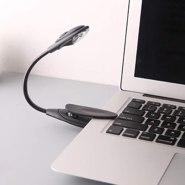 LED Reading Lamp Clip Book Light LED Lamp, Reading Light, Mini Clip, Bendable, For Bedroom, Dorm, Gift-yux