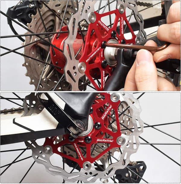 MTB-cykelbremseskive i aluminiumlegering, cykelbremseskive br DXGHC