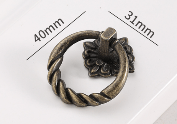 8 Stykker Vintage Knophåndtag, Antik Bronze Møbelknopper til Møbler, Kommoder