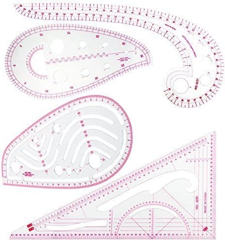 Sewing Tools 4 Styles Sewing French Curve Metric Shape Ruler Measurement