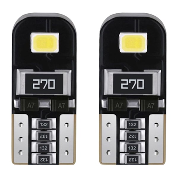 T10 W5W LED Car Bulb, 2835-2 Wide Indicator, License Plate Light Decoding, Canbus Reading Light [Energy Class A+]