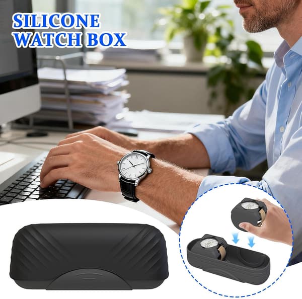 Klokker oppbevaringsboks kompakt støvtett lomme -