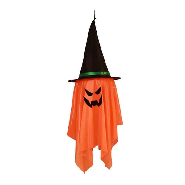 2025 Seneste Model Halloween Lysende Spøgelsesdekoration Uhyggelig LED Heksehat Spøgelse