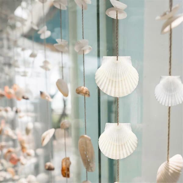 40 st Natural Scallop Shells 3.5-6 cm White Small Seashells for Crafts, Large Quantities of Real Seashells