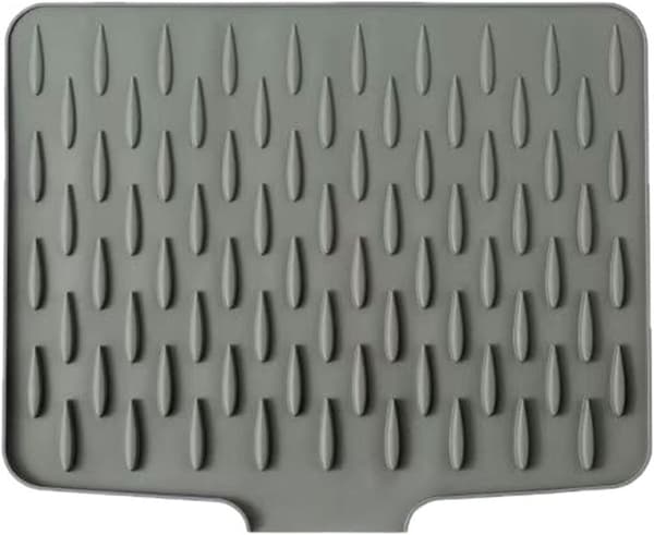 Sølebestandig silikon tørkematte for vask og benkeplate [JUN] 26*32cm