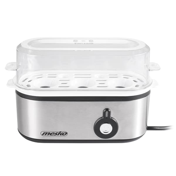 Mesko eggkoker for 3 egg Svart, Silver, Transparent 210