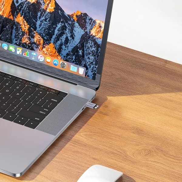micro-USB-på-USB-3.0-adapter, USB-B-på-adapter bärbar extern C/micro B på A-kontakt - C/Micro B auf A-Stecker