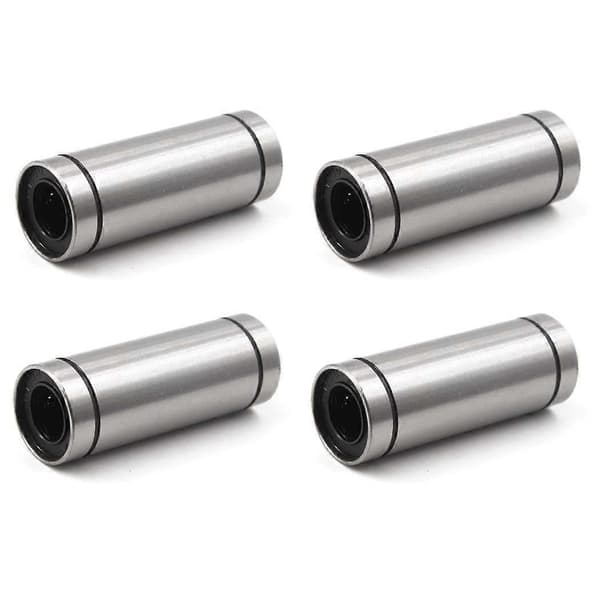 LM10UU 4 stk 10x19x55mm Lineære Kulelager for 3D-skriver