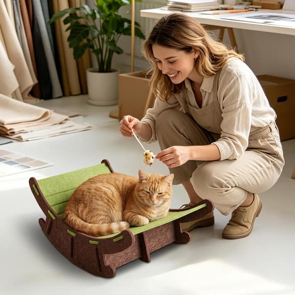 Kradsebræt til katte 57,9 x 39,9 x 24,9 centimeter åndbart -