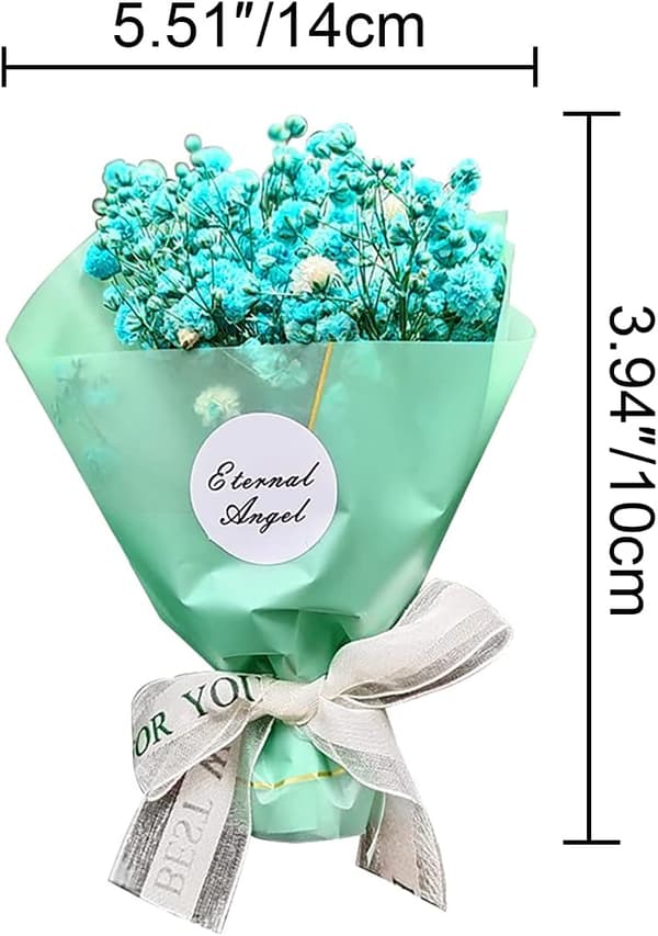 Tørret Blomst Gypsophila Bil Aromaterapi Diffuser Clip, Gypsophila Tørret